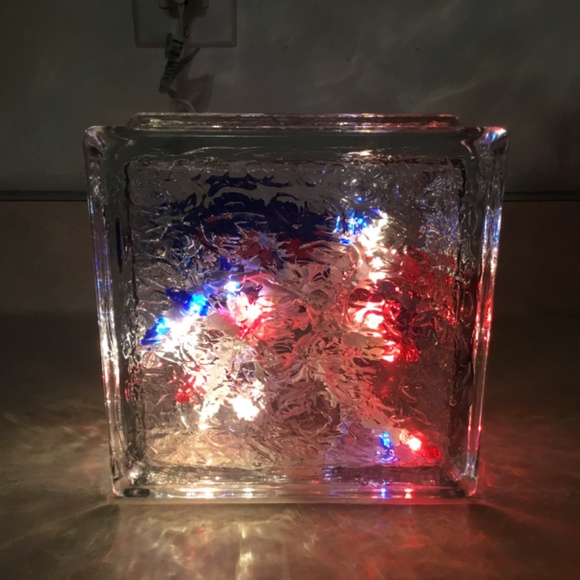 BUFFALO BILLS FOR BUFFALOSBEST LIGHT UP BLOCK HAND PAINTED STAINED GLASS - Picture 2 of 4